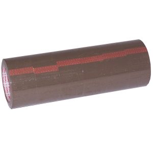 Brown PVC Tape 66m x 50mm (6 Pack)