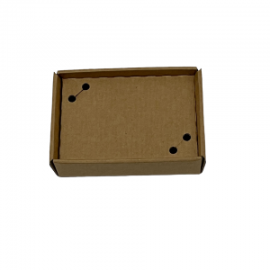 104mm x 70mm x 1mm ( code Gift Card Box Brown Pack of 10)