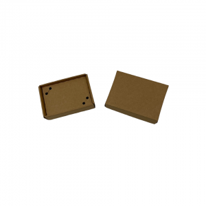 104mm x 70mm x 1mm ( code Gift Card Box Brown Pack of 10)